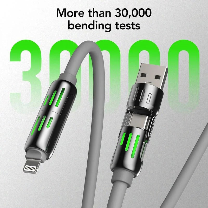 Fast & Easy Multi-Device Charging – 4-in-1 USB Cable