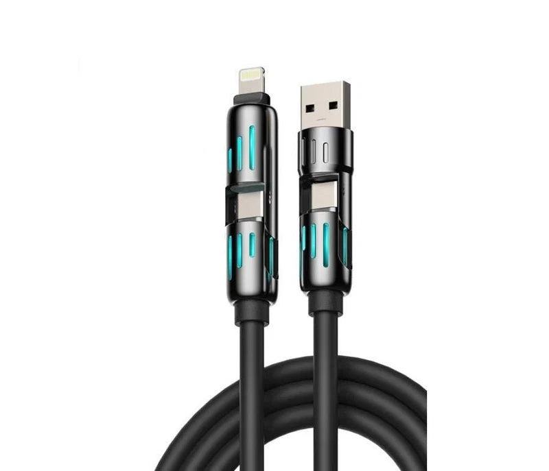 Fast & Easy Multi-Device Charging – 4-in-1 USB Cable