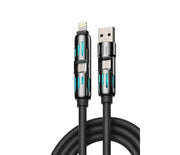 Fast & Easy Multi-Device Charging – 4-in-1 USB Cable