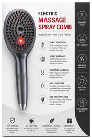 Dry & Tired Scalp Relief – Electric Massage Spray Comb