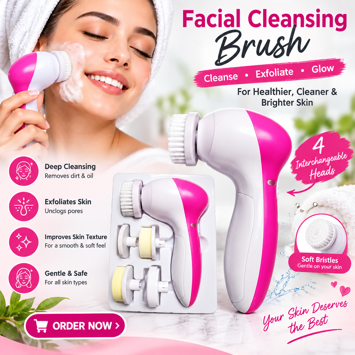 5-in-1 Beauty Care Massager – Helps Reduce Puffiness & Refresh Tired Skin