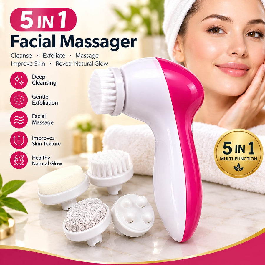 5-in-1 Beauty Care Massager – Helps Reduce Puffiness & Refresh Tired Skin