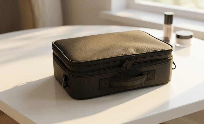 Stylish Leopard Print Cosmetic Case – Organized Beauty On the Go