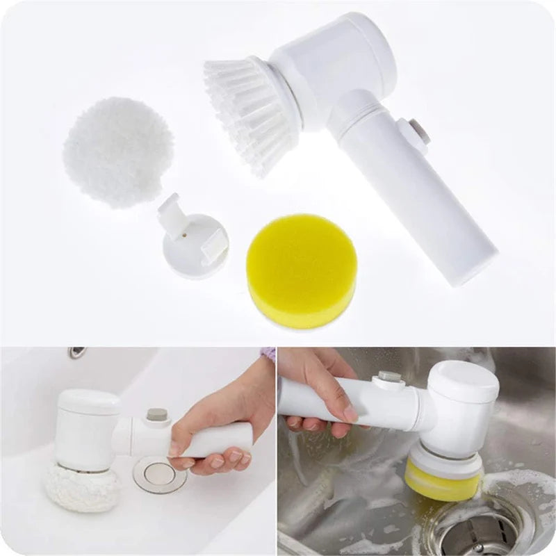 Effortless Deep Cleaning 5-in-1 Electric Brush