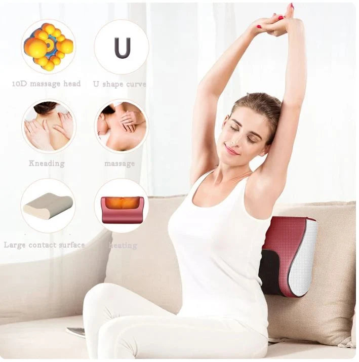 Electric Massage Pillow – Neck & Shoulder Tension Relief