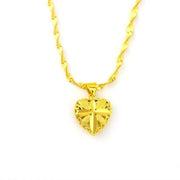 Heart Shaped Memorial Necklace For Girl