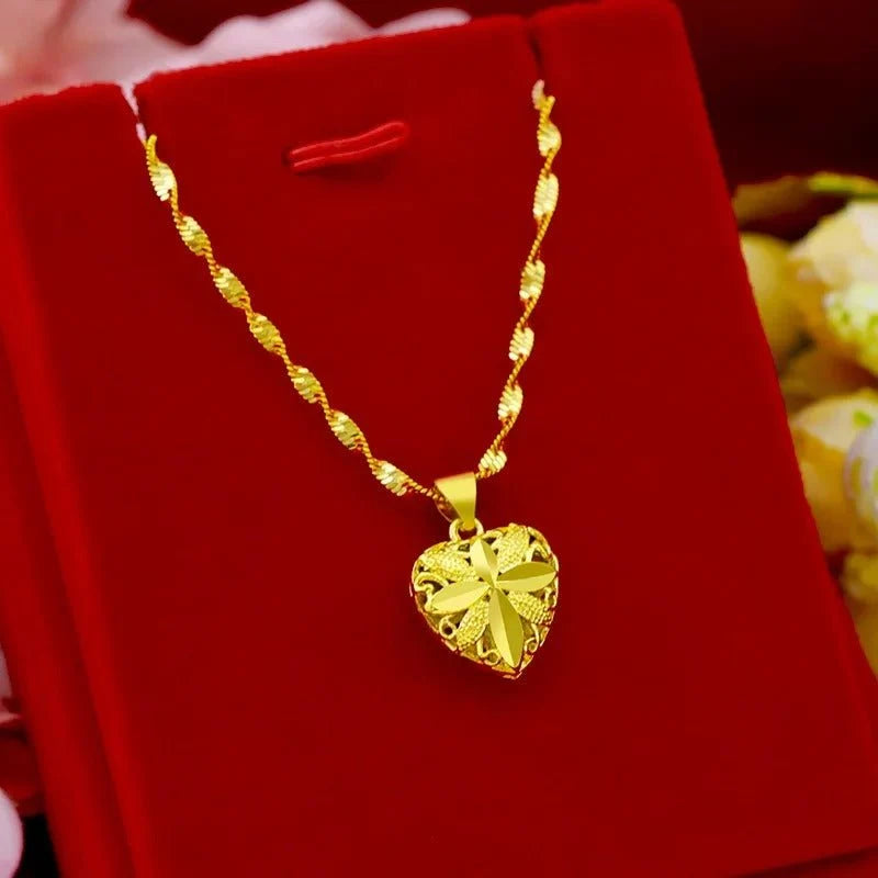 Heart Shaped Memorial Necklace For Girl