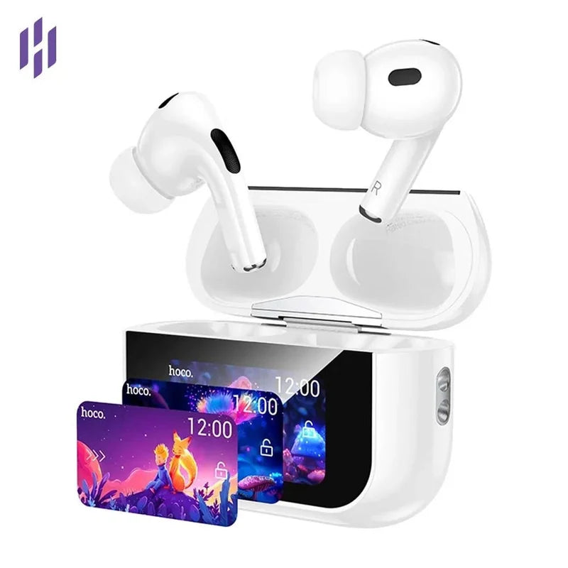 Touchscreen Bluetooth Earbuds – Wireless Music & Easy Control (EW72)
