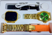 Men’s Stainless Steel Smart Watch – Smart Features & Premium Style