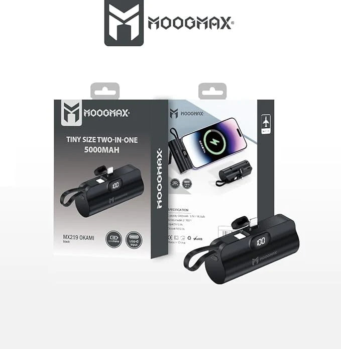 Power Anywhere, Anytime – Moogmax Portable Mini Power Bank