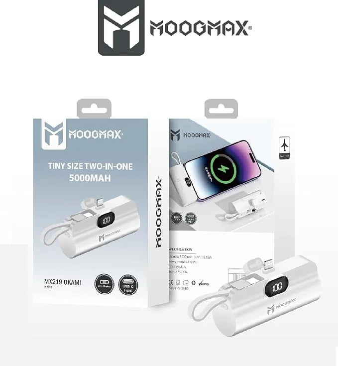 Power Anywhere, Anytime – Moogmax Portable Mini Power Bank