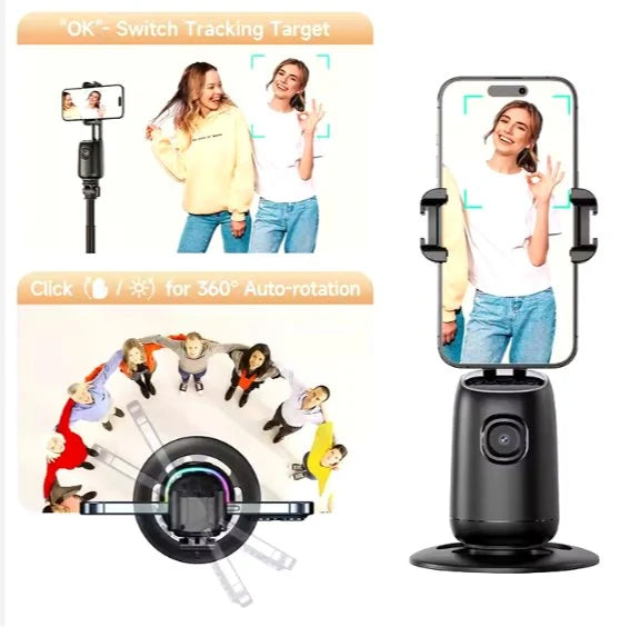 Hands-Free Tracking – P05 Auto Face Tracker for Smooth Video Recording