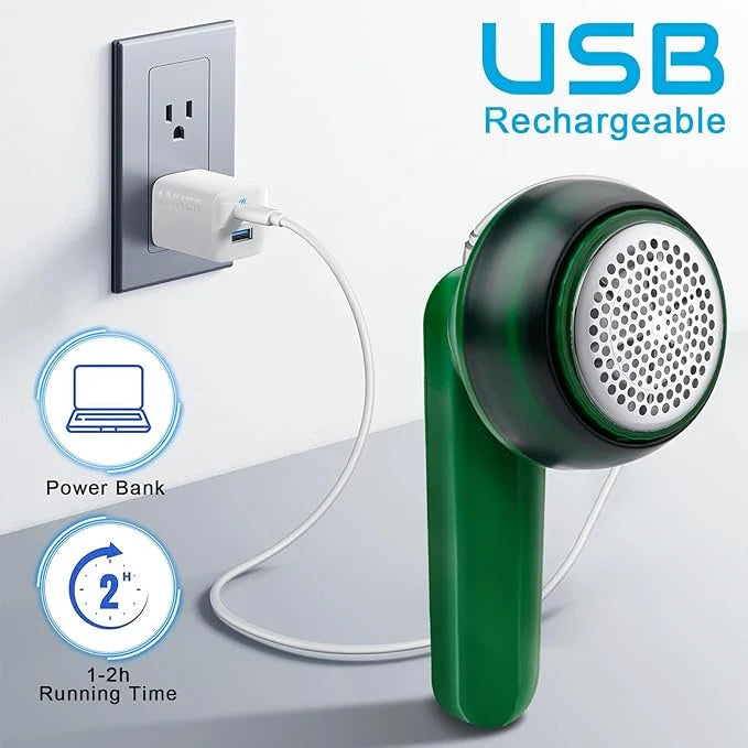 Effortless Fabric Cleaning Rechargeable Lint Remover
