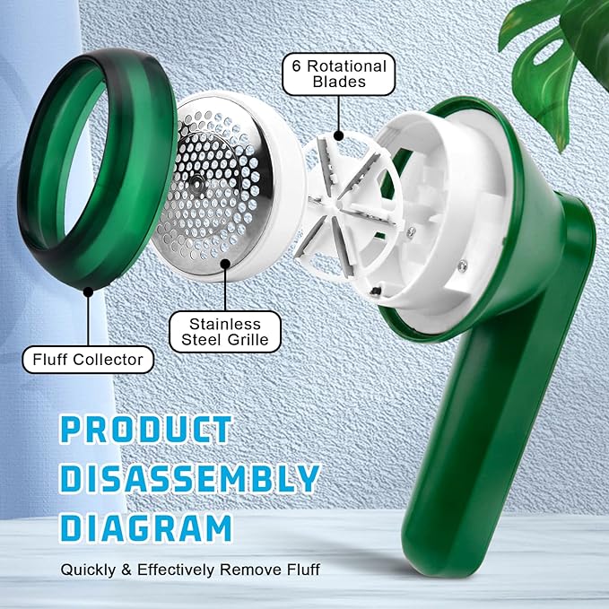 Effortless Fabric Cleaning Rechargeable Lint Remover