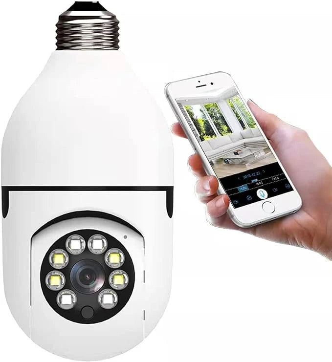 24/7 Home Security & Night Vision – WiFi Camera with LED Lights
