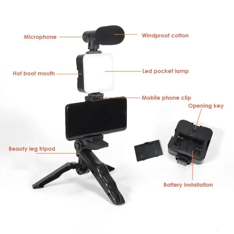 All-in-One Vlogging Studio Kit – Better Lighting & Clearer Videos