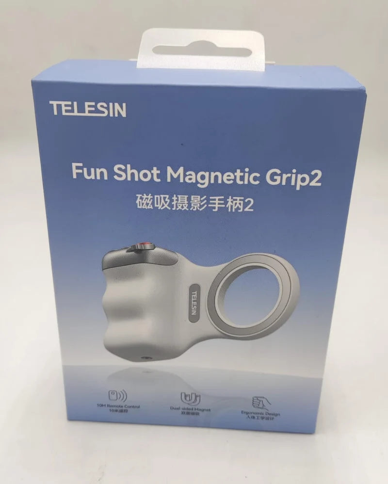 Magnetic Grip for Stable Shots – Easy Hands-Free Filming & Vlogging