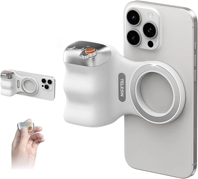 Magnetic Grip for Stable Shots – Easy Hands-Free Filming & Vlogging