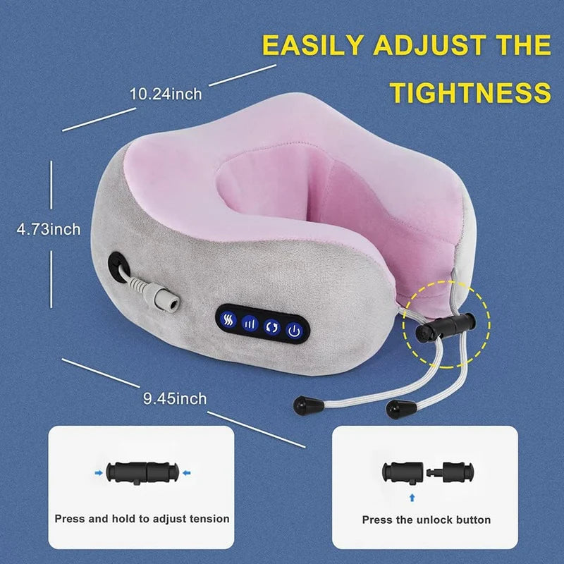 Neck & Shoulder Tension Relief – U-Shaped Massage Pillow