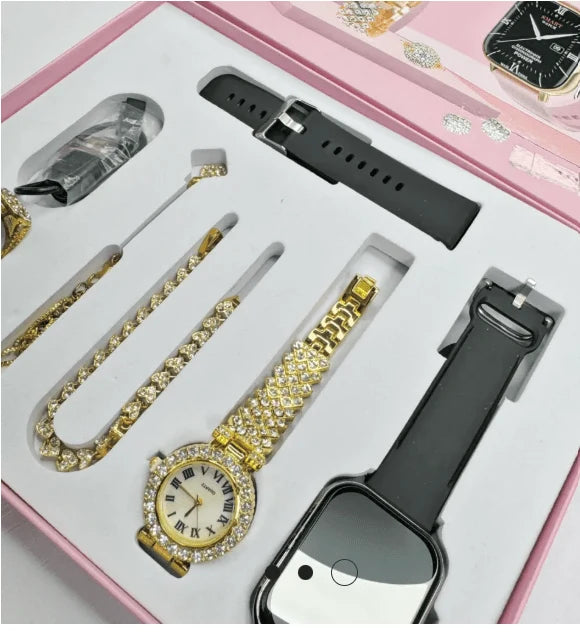 Ultra Smart Watch Set – Stay Connected, Track More & Go Further